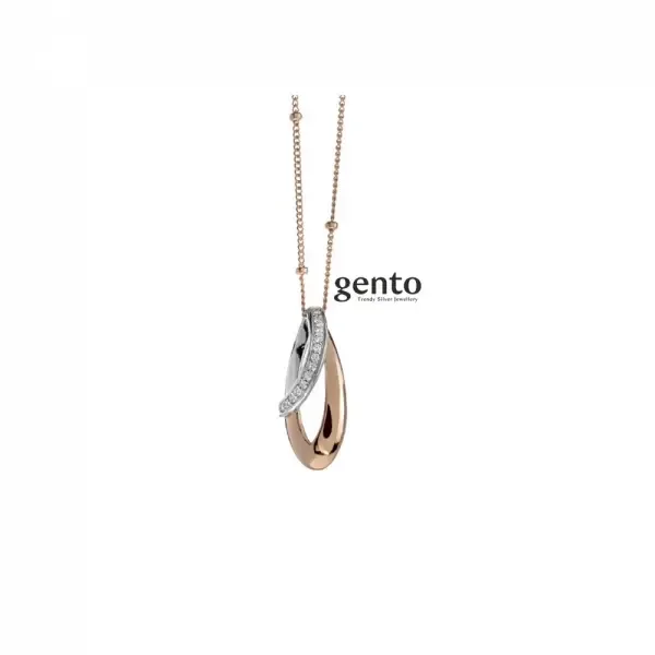 Zilveren Oorbellen Gento Jewels FB32