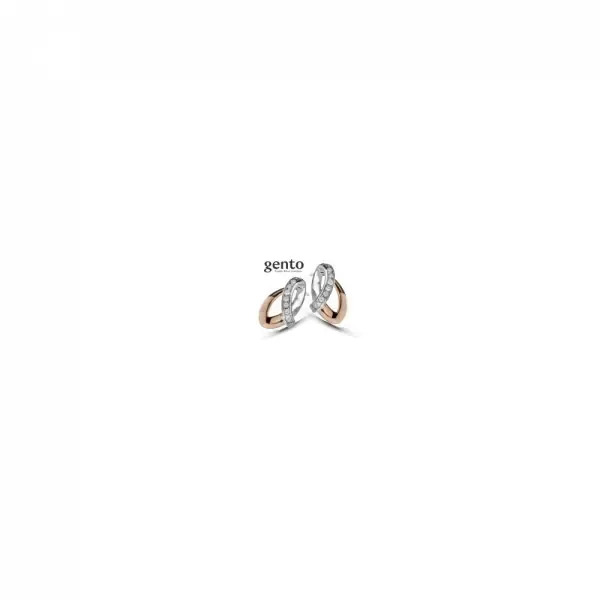 Zilveren Oorbellen Gento Jewels FB32