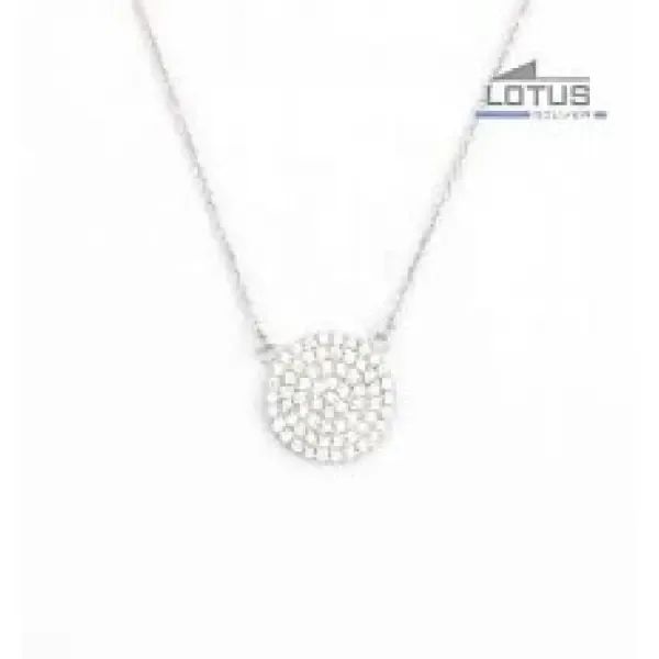 Lotus Silver Zilveren Ketting met Hanger LP 1258-1/1