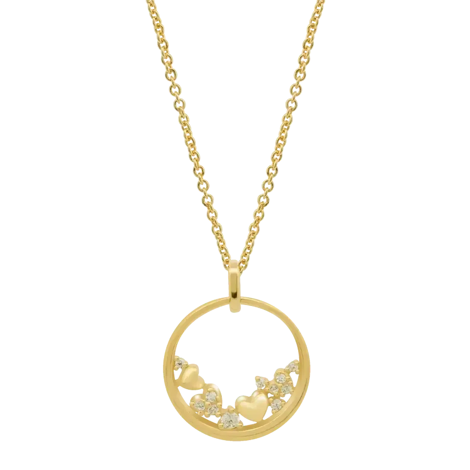 Lotus Silver vergulde ketting LP3578-1/1