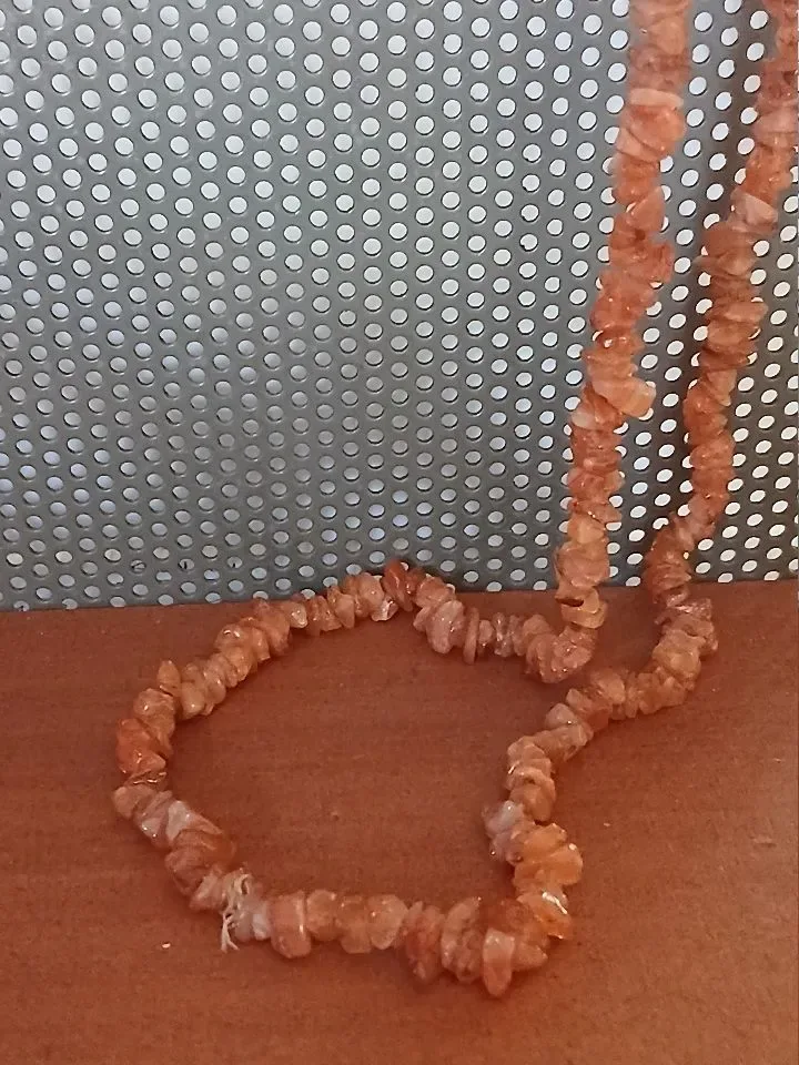 Edelsten: Carneool Split ketting