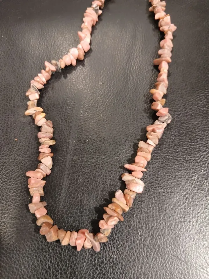 Edelstenen: Rodochrosiet Split Ketting