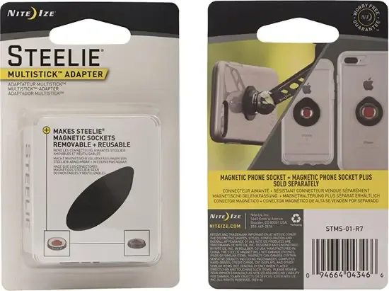 Steelie Multistick Adapter Vervanging adapter voor Magnetisch telefoon Montage Systeem STMS-01-R7