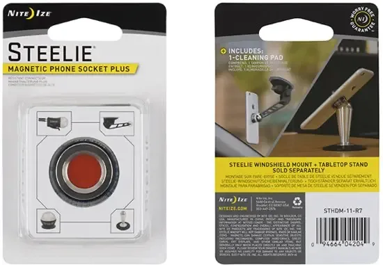 Steelie Medium Magneet plus GSM / GPS Component Magneet voor Magnetisch telefoon Montage Systeem STHDM-11-R7