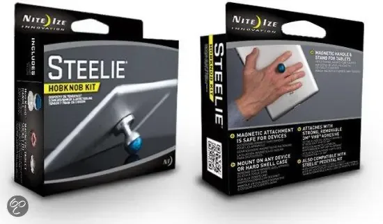 Steelie HobKnob Kit voor Tablet Easy Grip knop voor Magnetic Montage Systeem STHB-M1-R8