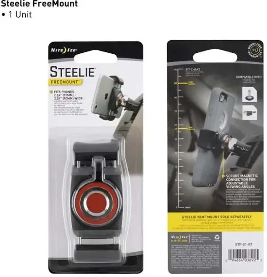 Steelie FreeMount component Telefoonhouder voor Magnetisch telefoon Montage Systeem STF-01-R7