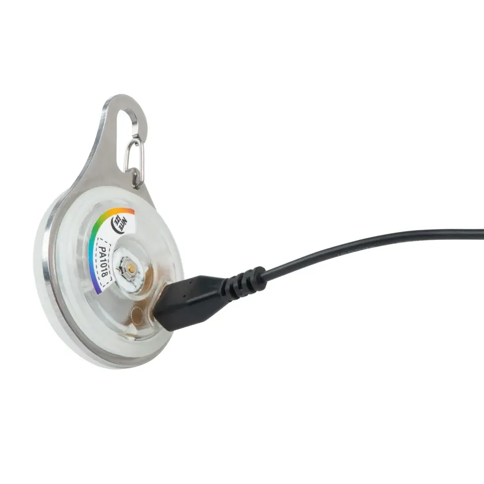 Nite Ize SpotLit XL Oplaadbare Led karabijnhaak Lampje Disc-O Select SLGR-07S-R6