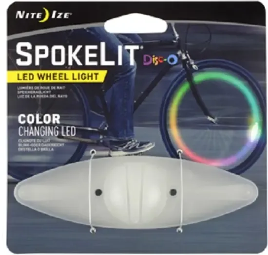 Nite Ize Spokelit Led Lampje voor in de spaken van de fiets Disco SKL-03-07