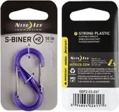 Nite Ize S-Biner Size #2 Plastic Paars Karabijnhaak SBP2-03-23T
