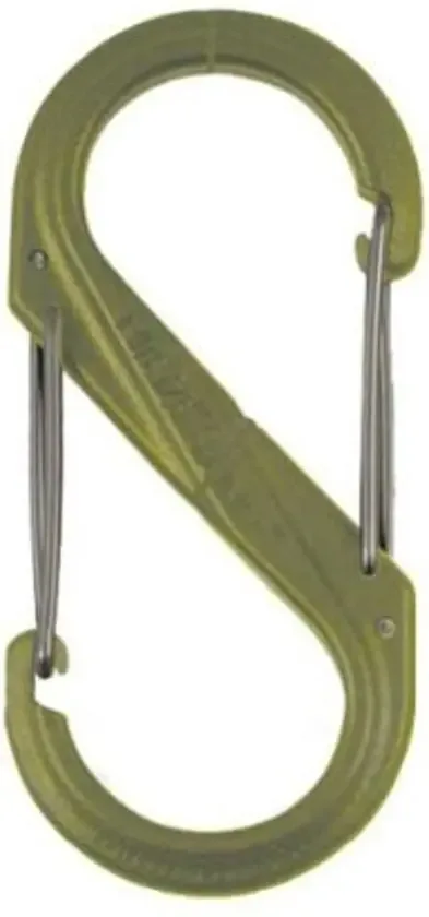 Nite Ize S-Biner Size #2 Plastic Groen Karabijnhaak SBP2-03-17T