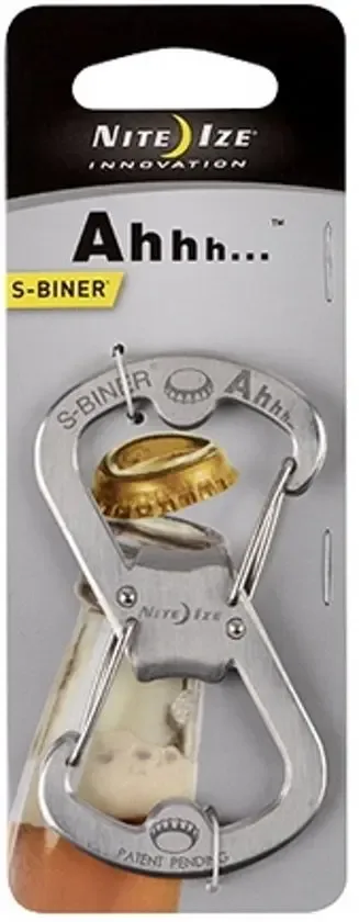Nite Ize Ahhh S-Biner Roestvrij Staal  Karabijnhaak Flesopener SBO-03-11