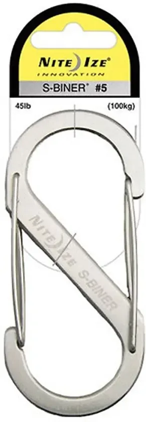 Nite Ize S-Biner Size #5 Roestvrij Staal Karabijnhaak SB5-03-11