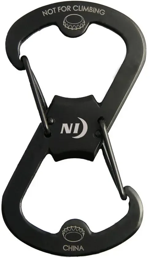 Nite Ize Ahhh S-Biner Zwart Karabijnhaak Flesopener SBO-03-01