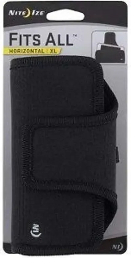 Nite Ize Fits All Holster Horizontaal telefoon Tasje XL- Zwart CCSFXL-01-R3