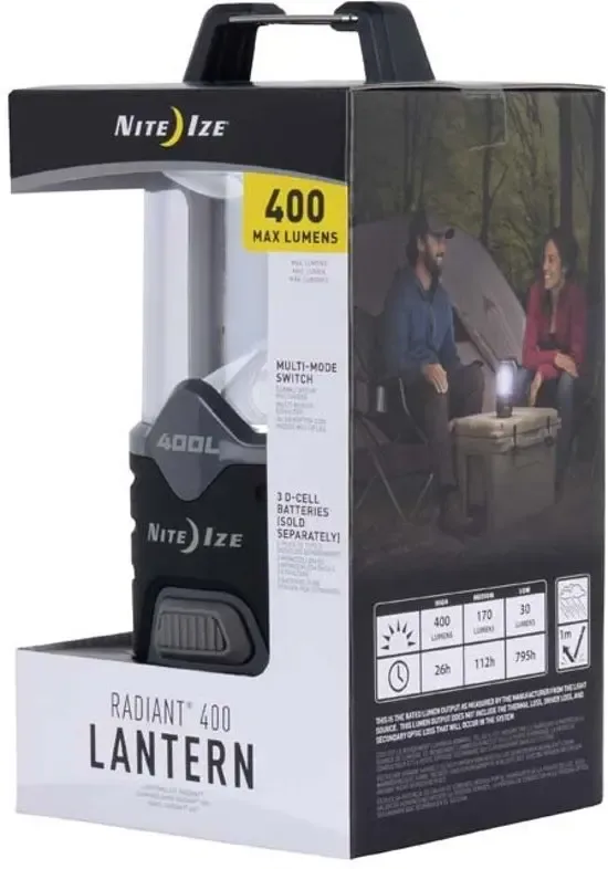 Nite Ize Radiant 400 Led Lantaarn ideaal voor op de camping R400L-09-R8