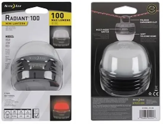 Nite Ize Radiant 100 Mini Lantern 100 lumen R100ML-09-R8
