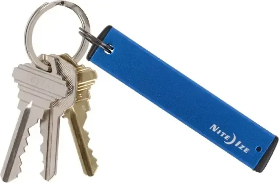 Nite Ize Power Key Micro USB Blauw oplaadkabel Smartphone in een metalen behuizing PKYU-03-R7