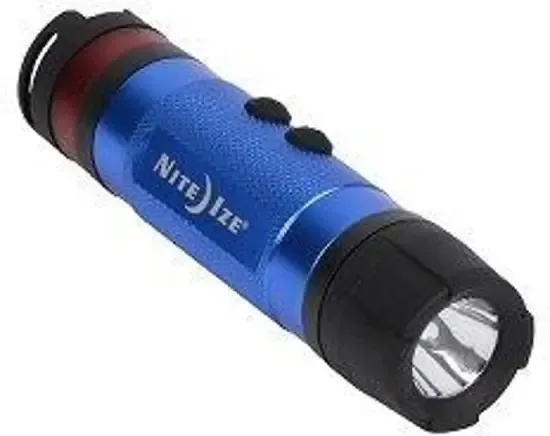 Nite Ize 3-in-1 Led Mini zaklamp Blauw 80 Lumen NL1A-03-R7