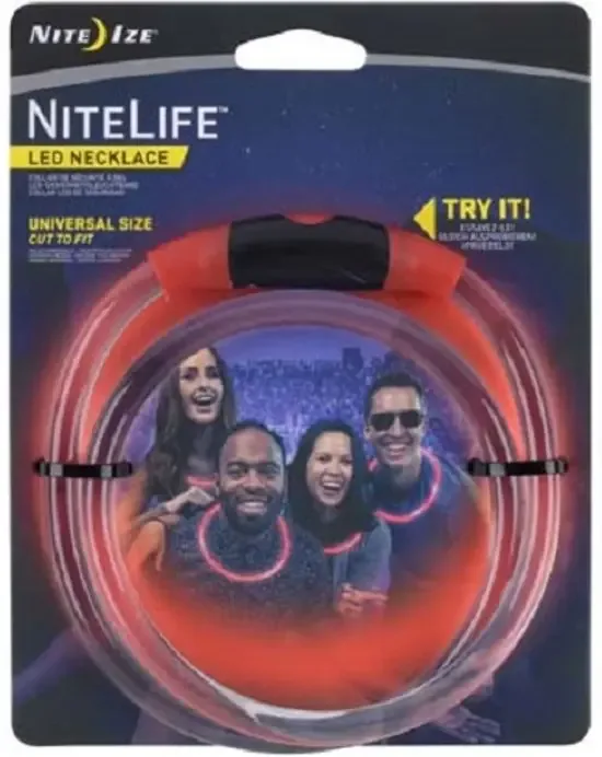 Nite Ize Nitelife Led Ketting Rood Ideaal voor op Festivals of aan Zee NHOH-10-R3