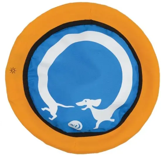 Nite Ize Nite Dawg Dog Discuit Light Vliegende Frisbee voor de hond Kleur Blauw met Rode Led verli NDD2-M1-R3