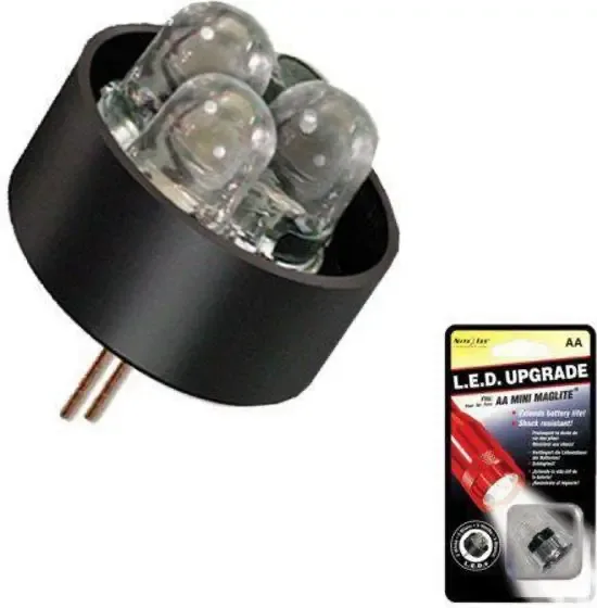 Nite Ize Led Upgrade voor op de meeste C + D Cell zaklampen LRB2-07-PR