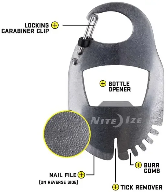 Nite Ize Doohickey Tool voor de Hond Roestvrij Staal KMTDT-11-R6