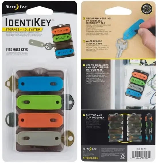 Nite Ize IdentiKey Card Storage + ID System Sleutel opbergsysteem IKC-06-R7