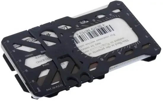 Nite Ize Financiële Tool Portefeuille met RFID Blocking Zwart FMTR-01-R7