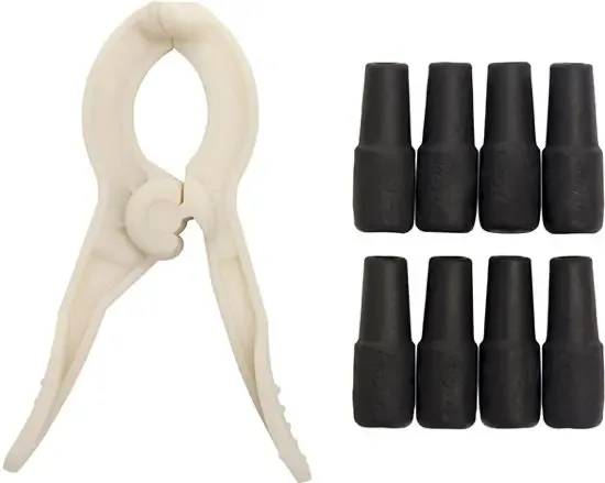 Nite Ize CordCollar Cord ID + Cable Protection 8 Stuks Zwart GCC-01-8R7