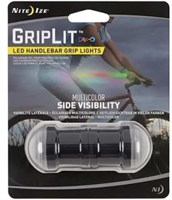Nite Ize GripLit Lampje voor stuuruiteinde Disco Led 2 Stuks GLT-07-R7