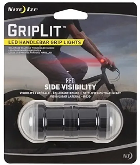 Nite Ize GripLit  Lampje voor stuuruiteinde Rode Led 2 Stuks GLT-10-R7