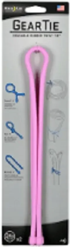Nite Ize Gear Tie 24" Pink 2 Stuks Herbruikbare kabelbinder GT24-2PK-12
