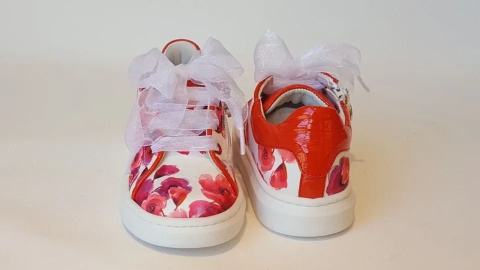 Zecchino d'Oro Sneaker F17-4700 Bloem Rood