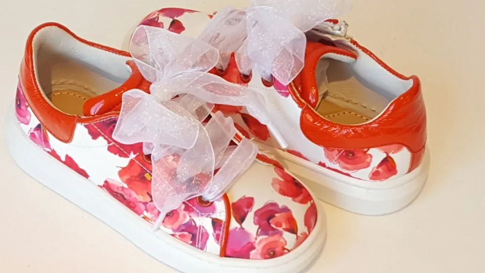 Zecchino d'Oro Sneaker F17-4700 Bloem Rood