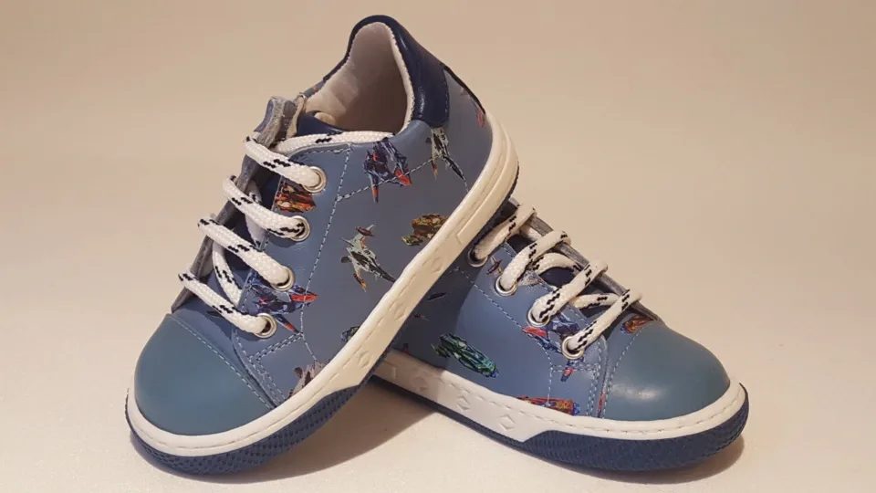 Zecchino d'Oro Babysneaker N12-1370 Jeansblauw
