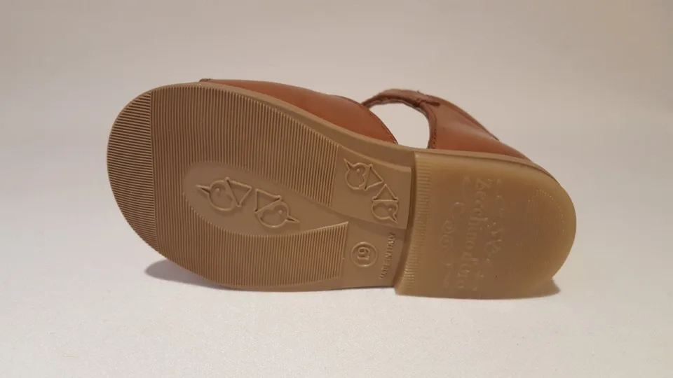 Zecchino d'Oro Babysandaal Klassiek N1-0145 Cognac