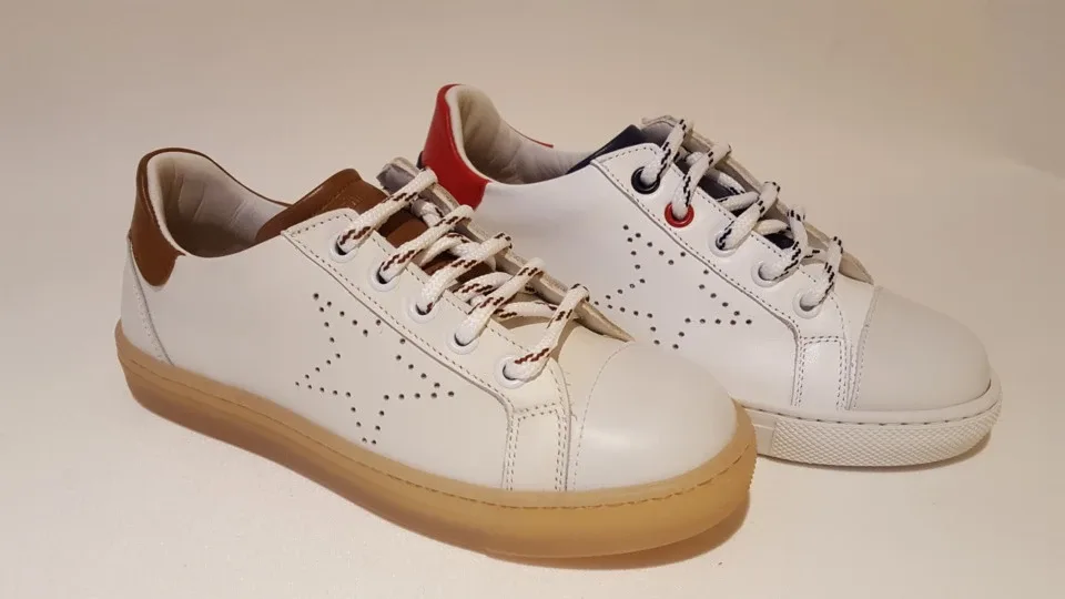Zecchino d'Oro Sneaker F15-4660 Ecru/Cognac