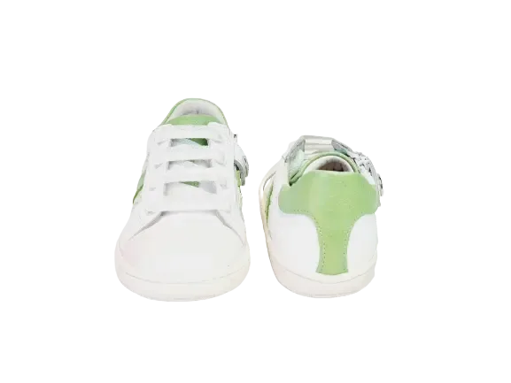 Zecchino d'Oro Sneaker N12-1182 Wit/Groen