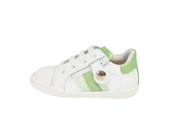 Zecchino d'Oro Sneaker N12-1182 Wit/Groen