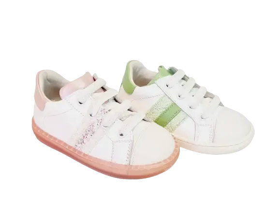 Zecchino d'Oro Sneaker N12-1182 Wit/Groen
