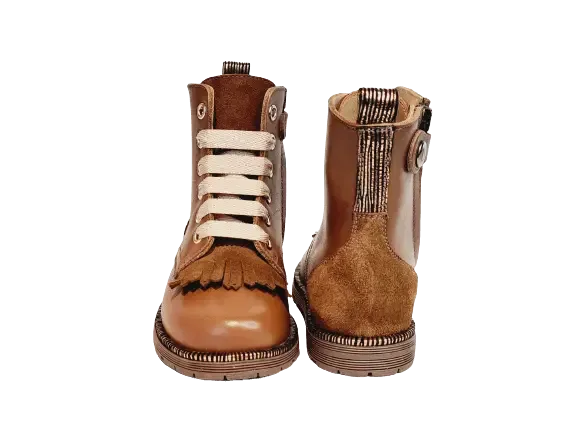 Zecchino d'Oro Bottine F03-3335 Cognac
