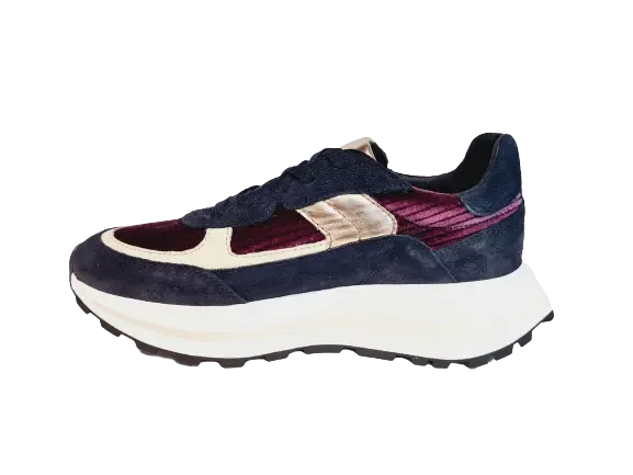 Hip Sneaker D1422-234-46CO Blauw/Paars
