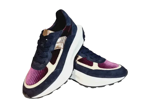 Hip Sneaker D1422-234-46CO Blauw/Paars