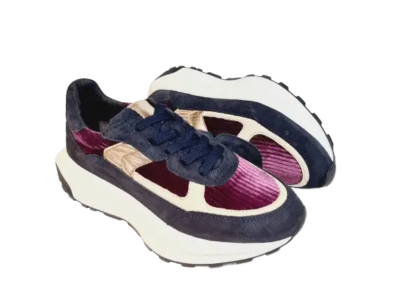 Hip Sneaker D1422-234-46CO Blauw/Paars