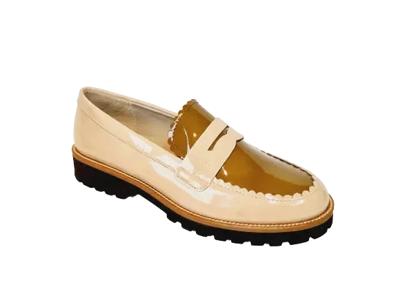 Beberlis Mocassin 23372 Beige/Kaki