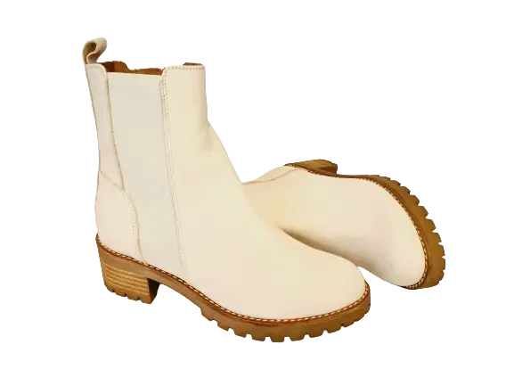 CTWLK Catwalk Chelsea Boot BOSTON Ecru