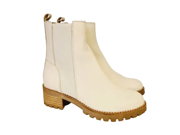 CTWLK Catwalk Chelsea Boot BOSTON Ecru