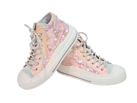 Romagnoli Basket 8666R093 Roos/Lblauw