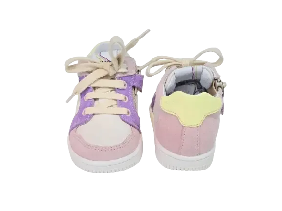 Romagnoli Beginstapper 8035R028 Ecru/Lila/Roos