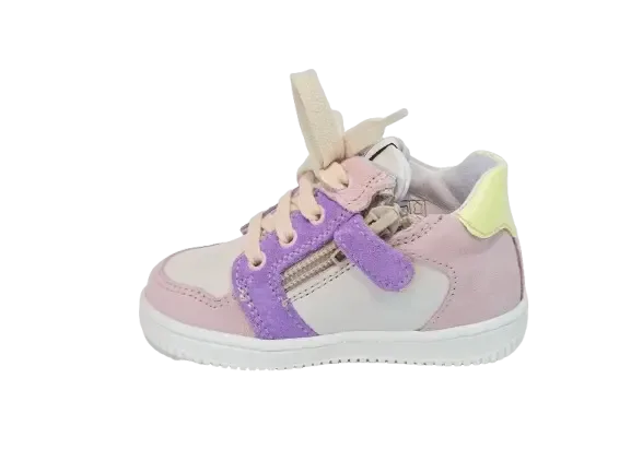 Romagnoli Beginstapper 8035R028 Ecru/Lila/Roos